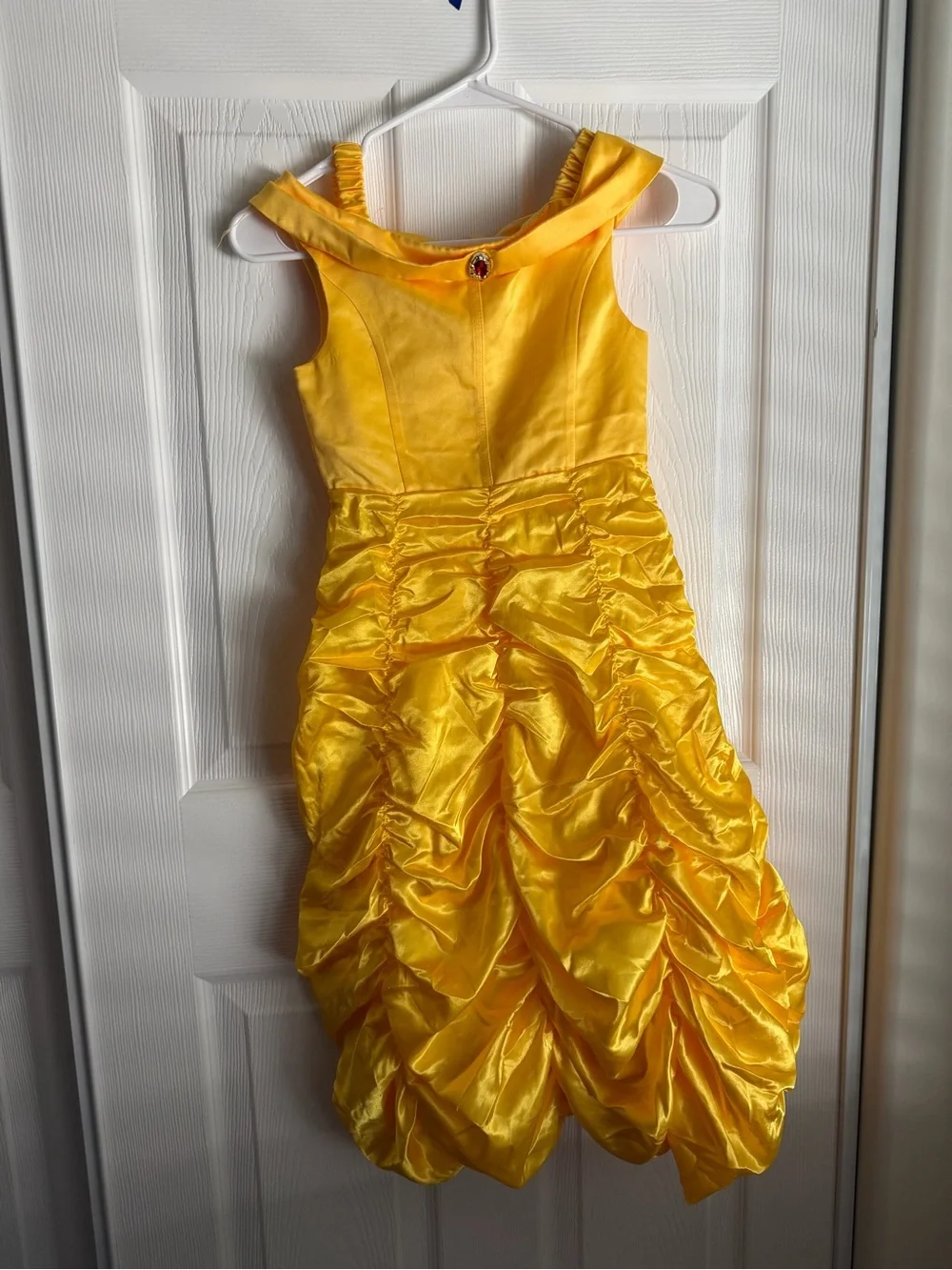 Kids Costume. Belle. Yellow Gold Dress.